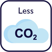 icon less CO2
