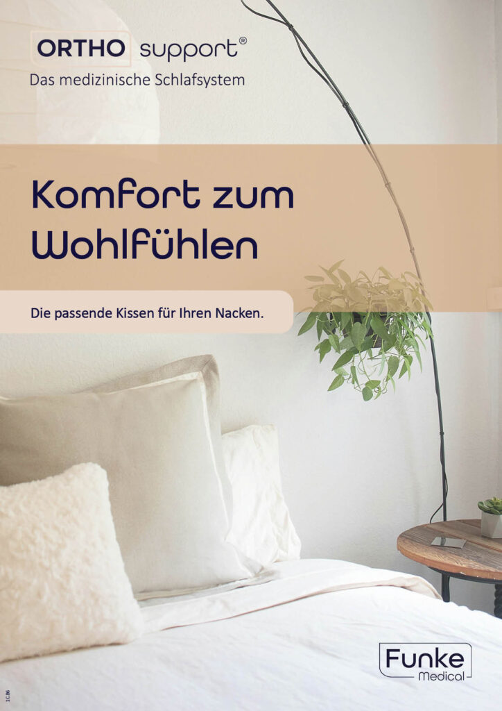 Titelseite Ortho Support Nackenkissen
